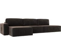 Угловой диван Прага модерн лонг левый угол Лига диванов 116587L