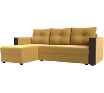 Угловой диван Валенсия Лайт левый угол Лига диванов 117754L