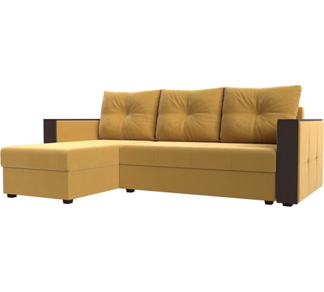 Угловой диван Валенсия Лайт левый угол Лига диванов 117754L