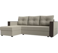 Угловой диван Валенсия Лайт левый угол Лига диванов 117763L