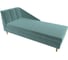 Кушетка Астер левая полностью велюр бирюзовый Лига диванов 104510L 15