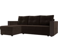 Угловой диван Валенсия Лайт левый угол Лига диванов 117757L