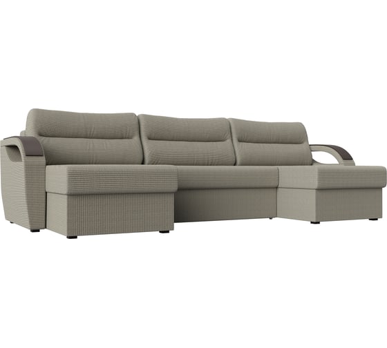 П-образный диван Форсайт полностью рогожка Корфу 02 Лига диванов 111735 1