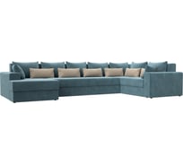 П-образный диван Майами левый угол Лига диванов 114828L