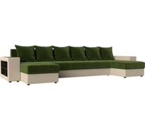 П-образный диван Дубай полки слева Лига диванов 31511