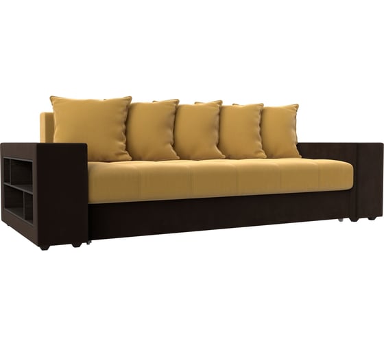 Диван прямой Дубай полки слева Лига диванов 110555 1