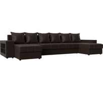 П-образный диван Дубай полки слева Лига диванов 31520