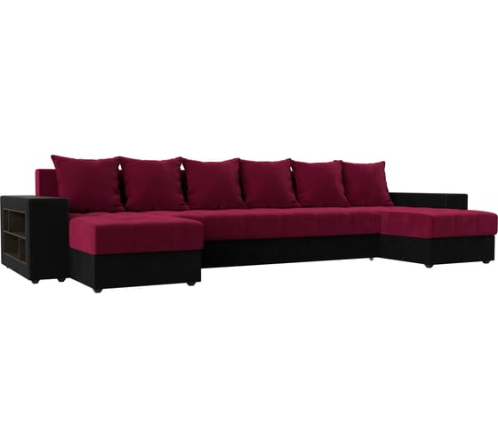 П-образный диван Дубай полки слева Лига диванов 110604 1