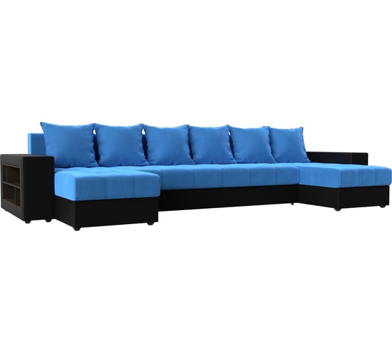 П-образный диван Дубай полки слева Лига диванов 110621 1