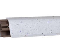 Плинтус для столешницы KORNER LB-381-6082 Искра белая глянец 3.0 м, ПВХ 20-381-0-6082