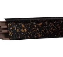 Плинтус для столешницы KORNER Черная бронза матовый 3.0 м, ПВХ LB-381-6113 20-381-0-6113