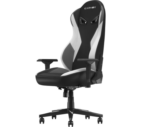 Игровое кресло Karnox HUNTER Bad Guy Edition, Премиум, белый KX800307-BADGUY