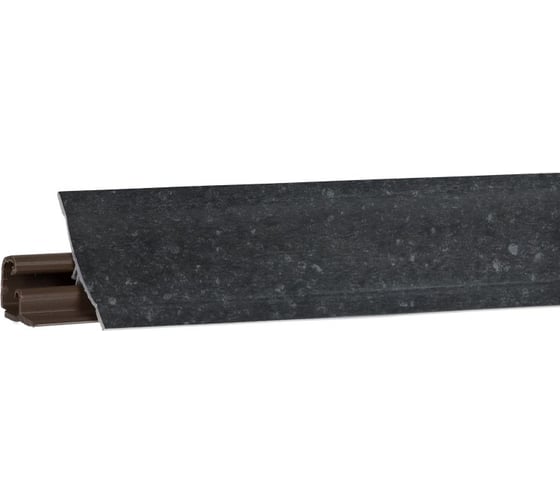 Плинтус KORNER LB-231-6187 Бриллиант черный 3.0 м 20-231-0-6187