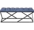 Банкетка GreenWeen ZUMA черный каркас, сидение шенилл цвет Steel Blue, Bulon, 1100x400x450 GW-ZUMA-SBLUE-110B-BL 3