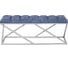 Банкетка GreenWeen ZUMA каркас нержавеющая сталь, сидение шенилл цвет Steel Blue, Bulon, 1100x400x450 GW-ZUMA-NER-SBLUE-110-BL 7