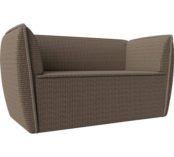 Прямой диван Лига диванов Бергамо 2-х местный полностью рогожка Корфу 03 112047 1