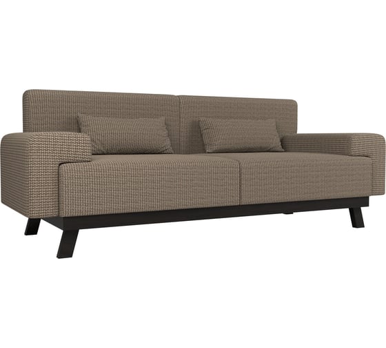 Прямой диван Лига диванов Мюнхен полностью рогожка корфу 03 109119 1