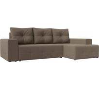 Угловой диван Лига диванов Перри НПБ правый угол полностью рогожка корфу 03 119772