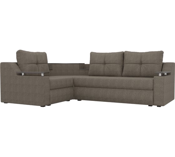 Угловой диван Лига диванов Тесей левый полностью рогожка корфу 03 107652L 1