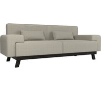 Прямой диван Лига диванов Мюнхен полностью рогожка корфу 02 109118