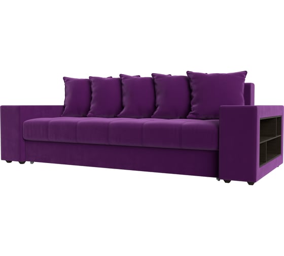 Прямой диван Лига диванов Дубай полки справа 110548R 1