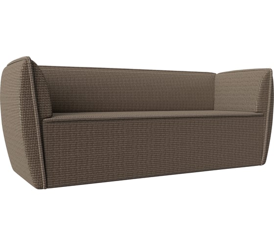 Прямой диван Лига диванов Бергамо 3-х местный полностью рогожка Корфу 03 112100 1