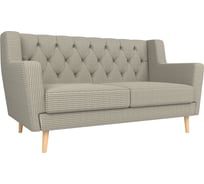 Прямой диван Лига диванов Брайтон 2 Люкс полностью рогожка корфу 02 108962