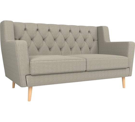 Прямой диван Лига диванов Брайтон 2 Люкс полностью рогожка корфу 02 108962 1