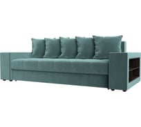 Прямой диван Лига диванов Дубай полки справа 110563R