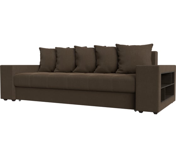 Прямой диван Лига диванов Дубай полки справа 110538R 1