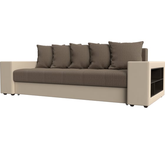 Прямой диван Лига диванов Дубай полки справа 110535R 1