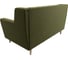 Прямой диван Лига диванов Брайтон 2 Люкс полностью микровельвет зеленый 108949 3