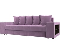 Прямой диван Лига диванов Дубай полки справа 110547R