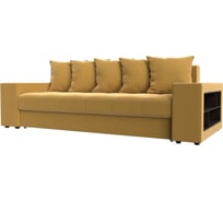 Прямой диван Лига диванов Дубай полки справа 110545R