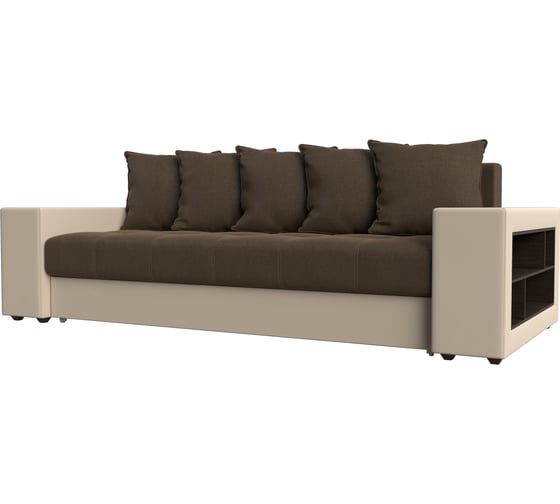 Прямой диван Лига диванов Дубай полки справа 31504R 1