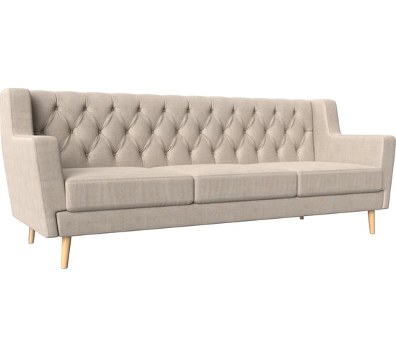 Прямой диван Лига диванов Брайтон 3 Люкс 108980 1