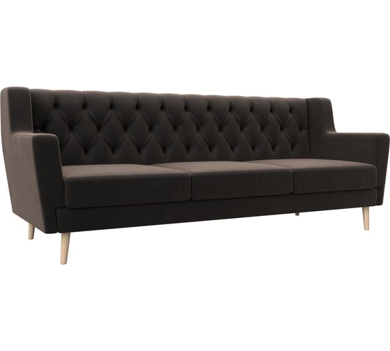 Прямой диван Лига диванов Брайтон 3 Люкс 108968