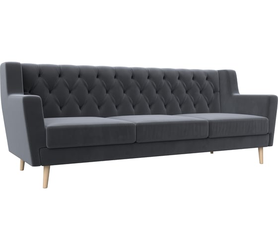 Прямой диван Лига диванов Брайтон 3 Люкс 108969 1