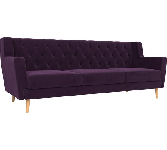 Прямой диван Лига диванов Брайтон 3 Люкс 108970 1