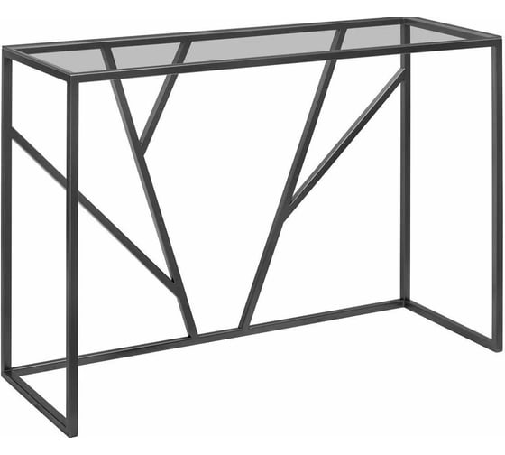 Консоль GreenWeen EVA черный каркас, столешница тонированное стекло 1000x350x810, GW-KONS-EVA-B-G 1