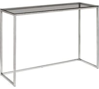 Консоль GreenWeen TORI каркас нержавеющая сталь, столешница стекло, 1100x400x820, GW-KONS-NERZH-TORI-G-G