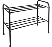 Этажерка для обуви InHome 650x320x485 мм, 2 полки, черный INHSR5/4