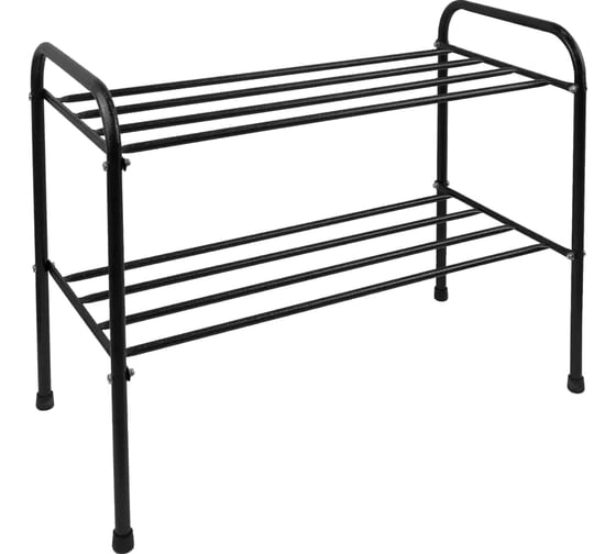 Этажерка для обуви InHome 650x320x485 мм, 2 полки, черный INHSR5/4