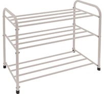 Этажерка для обуви InHome 650x320x485 мм, 3 полки, бежевый INHSR7/2