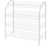 Этажерка для обуви InHome 660x280x700 мм, 4 полки, белый INHSR2/5 белый