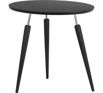 Журнальный стол Мебелик BeautyStyle 22 черный элит/ металл/ эбеновое дерево 8603