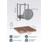 Журнальный стол Мебелик BeautyStyle 21 орех гикори grey/ черный 8602 7