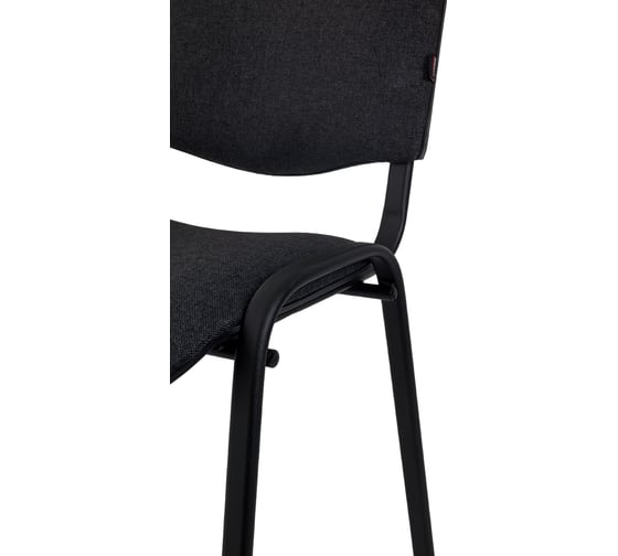 Стул офисный серая ткань, черные ножки Gigant GCH-08 (BL)