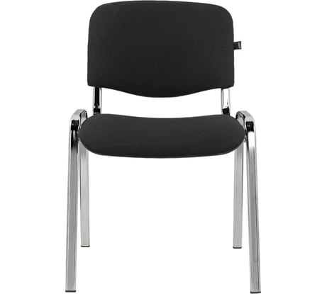 Стул офисный черная ткань, ножки хром Gigant GCH-07 (CH)