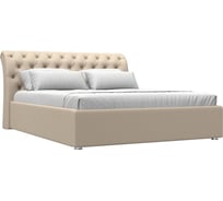 Интерьерная кровать Лига диванов Сицилия 160 экокожа бежевый 28483